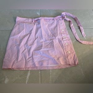Vineyard Vines Seersucker Skirt Pink